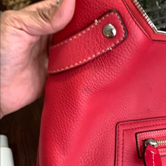 Beautiful coral coach hobo bag - Picture 7 of 8